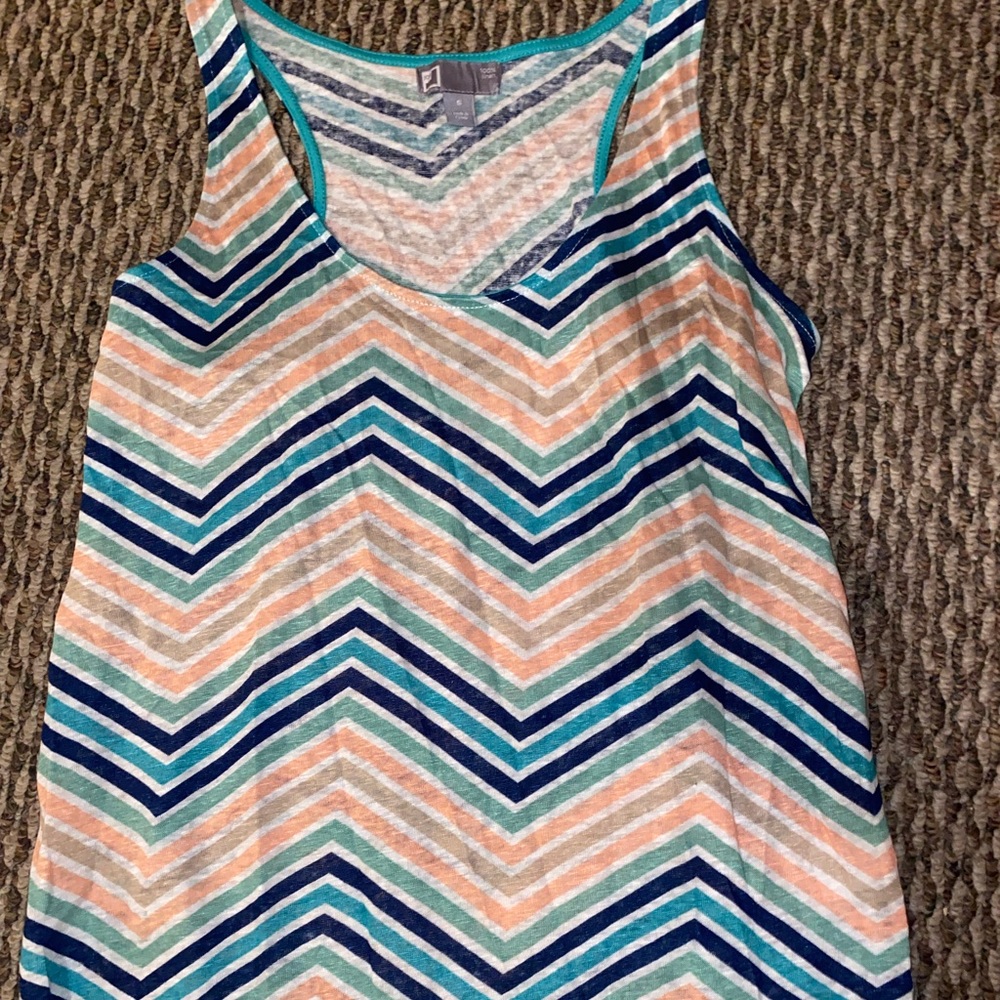 JCP stripped tank top